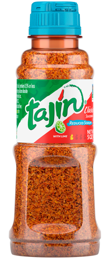 Products - TAJIN a unique blend of mild chili peppers, lime and sea salt.